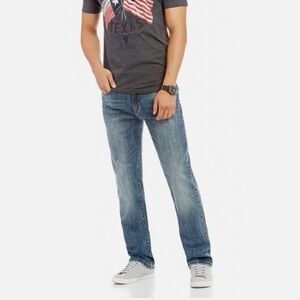 FLAG & ANTHEM Men's Straight Leg Medium Wash Denim Jeans